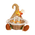 Maple Leaf Candy Basket Figurine