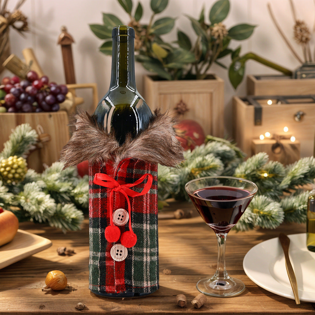 Christmas Wine Bottle Sleeve