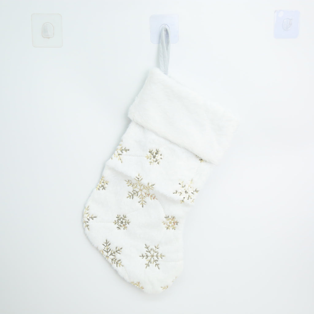 Embroidered Letter Small Christmas Stocking Ornament