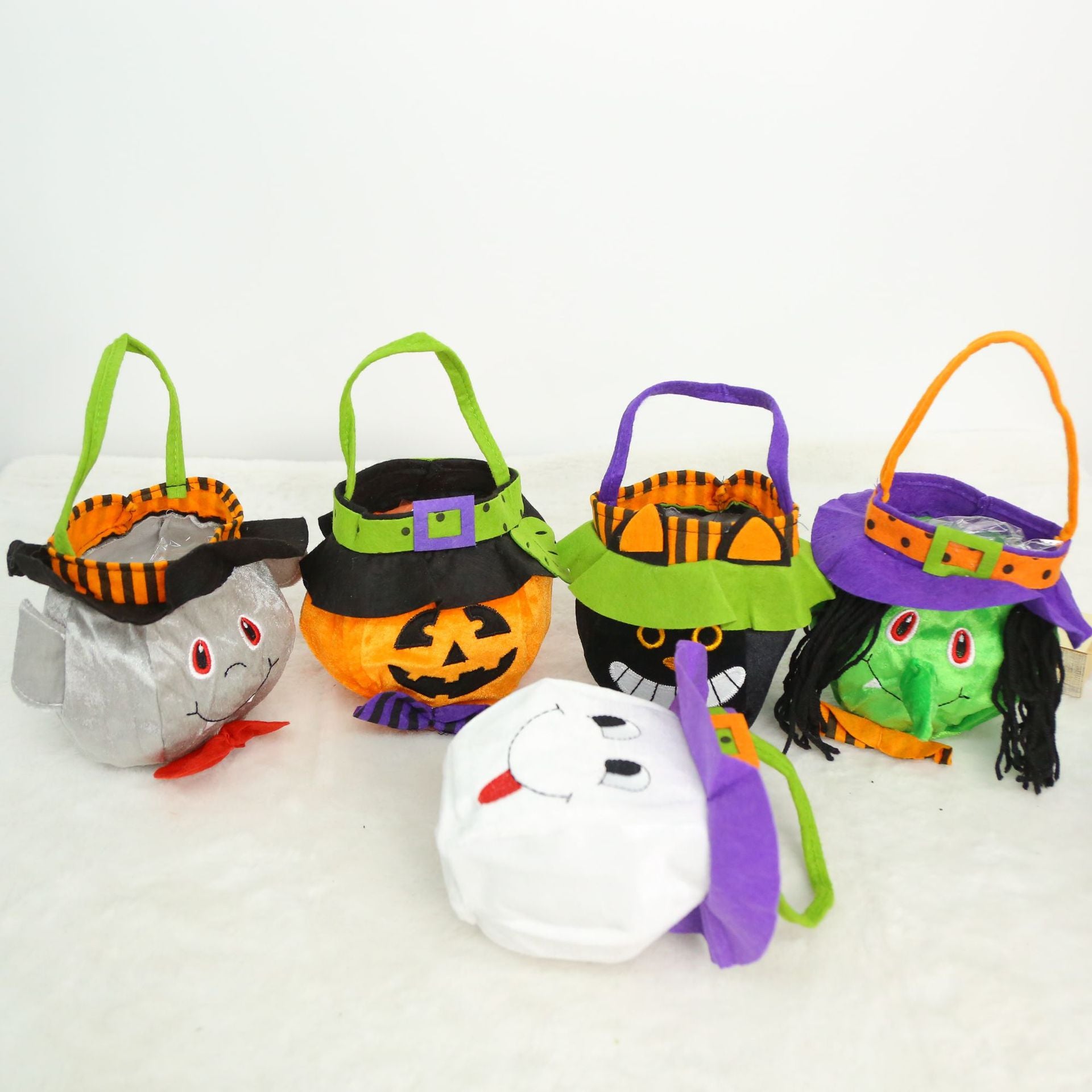 Halloween Decorations Witch Pumpkin Tote Bag Children'S Festival Candy Bag Party Party Dress Up Prop Bag