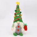 Red And Green Faceless Doll Christmas Decorations