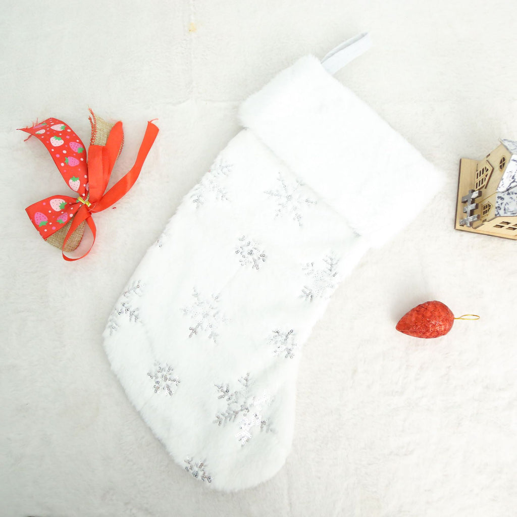 Embroidered Letter Small Christmas Stocking Ornament