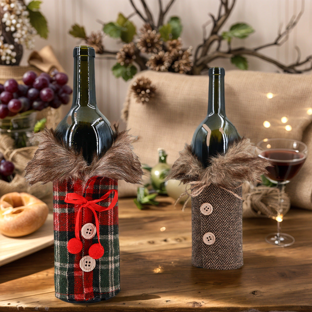 Christmas Wine Bottle Sleeve