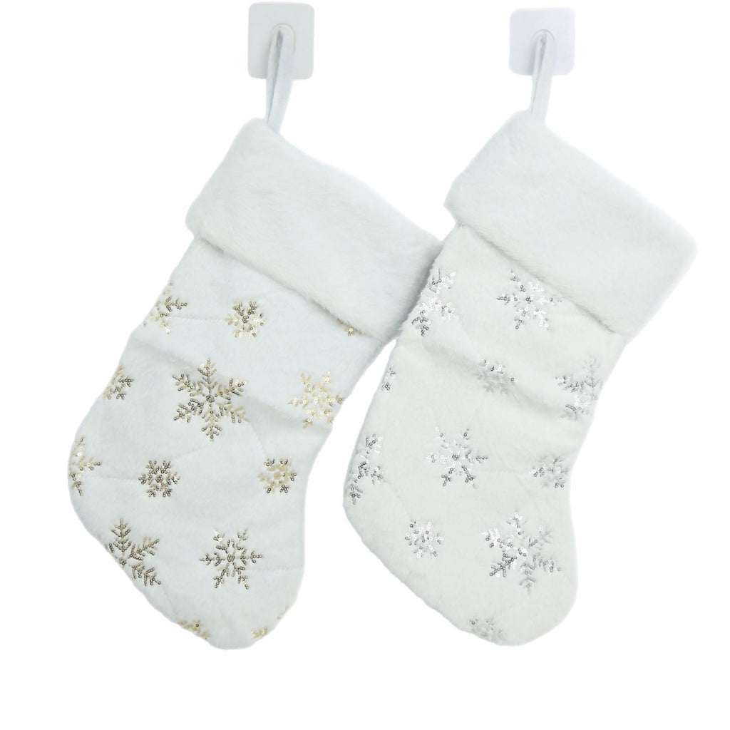 Embroidered Letter Small Christmas Stocking Ornament